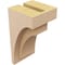 Ekena Millwork 4"W x 4"D x 8"H Wide Rivera Rough Cedar Woodgrain TimberThane Corbel, Primed Tan CORUR04X04X08RIVRCPR - alternate 5